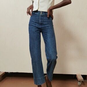 Maria Stanley Blue Flare Women's Jeans